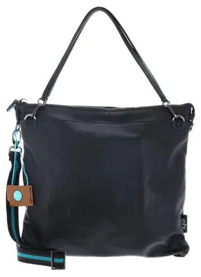 Produktbild von Gabs Leder Schultertasche Umhängetasche G16 Shoulder Bag Black schwarz