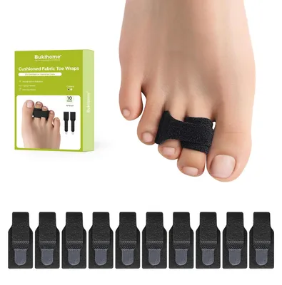 Produktbild von 10-teiliges Hammerzehen Spreizer Set - Zehenkorrektoren für Hammerzehen