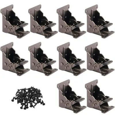 Image de Lot de 10 pieds pliables pour table, avec système de fixation