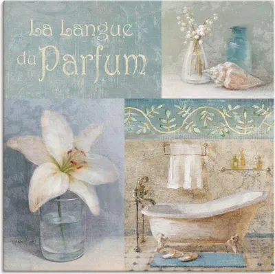 Produktbild von ARTland Leinwandbild Parfum I Größe: 30x30 cm