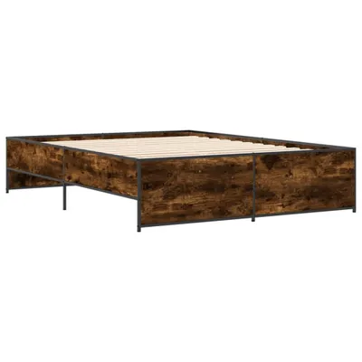 Zdjęcie produktu dla Rama łóżka, przydymiony dąb, 140x200 cm