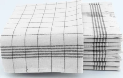 Produktbild von 10 Geschirrtücher 50x70cm anthrazit Küchentücher Geschirrtuch Set 100% Baumwolle
