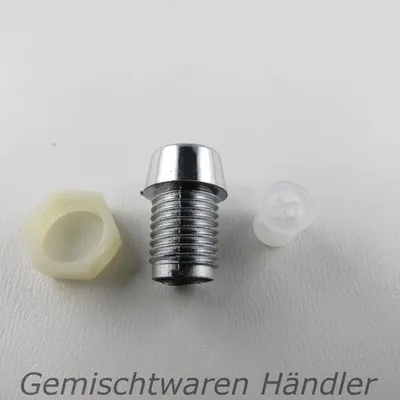 Immagine prodotto di Portalampada a vite per LED da 5 mm, cromato. Portalampada a vite per LED