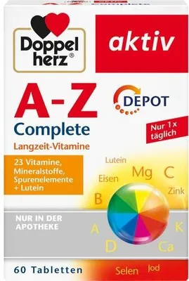 Obrázok produktu pre Double Heart A-Z DEPOT, 60 tabliet