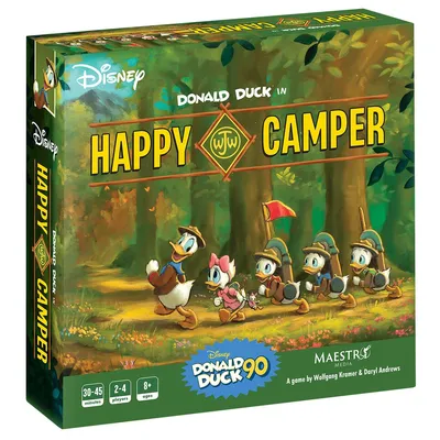 Image de Donald Duck dans "Happy Camper" - Jeu de société - Version anglaise