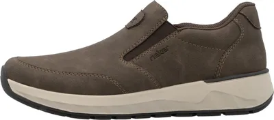 Produktbild von Rieker Herren Slipper Halbschuh sportlich mit Gummizug und losen Einlagen 11550, Größe:44 EU, Farbe:Braun
