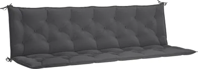 Produktbild von vidaXL Gartenbank-Auflage Anthrazit 200x(50+50)x7 cm Oxford-Gewebe