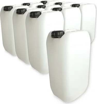 Produktbild von 10 Stück Leerkanister aus HD-PE, DIN 61, natur (15 Liter)