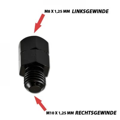 Produktbild von Spiegeladapter M8-L IN / M10-R OUT