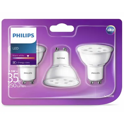 Produktbild von Philips LED-Lampen 3 Stk. 3,5 W 250 Lumen 929001220186