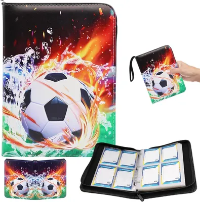 Produktbild von Sammelkarten Album Fußball 50 Seiten 400 Fußball Karten Sammelalbum für Fußball Karten Album Sammelkarten Album Fussball Sammelalbum Fußball Karten