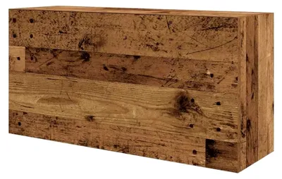 Produktbild von Bad-Wandschrank in Altholz-Optik 80x25x40 cm, Hängeschrank für das Badezimmer