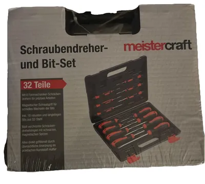 Produktbild von Meistercraft Schraubendreher Set 32tlg. Bit Feinmechaniker Schraubenzieher