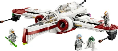 Produktbild von LEGO Star Wars 75402 ARC-170 Starfighter Spielzeug mit 4 Minifiguren inkl. Klon-Piloten und R4-P44 Droide, Sammlerstück, Geschenk für Fans von Die Rache der Sith und Jungen und Mädchen ab 9 Jahren