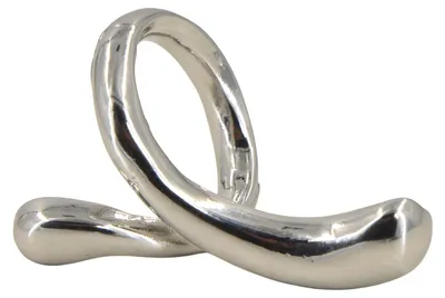 Produktbild von styleBREAKER Schalring Schalhalter in geschwungenem Twist Design | aus Kupfer | eleganter Schal Clip Schmuck zum kunstvollen Binden leichter dünner Schals und Tücher