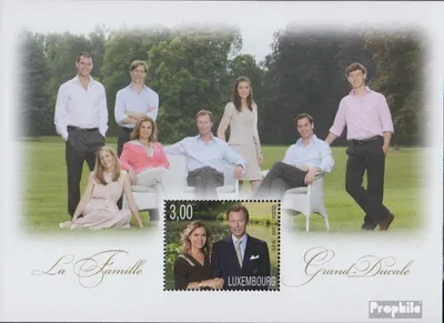 Produktbild von Briefmarken Luxemburg 2010 Mi Block23 (kompl.Ausg.) postfrisch Die großherzogliche Familie