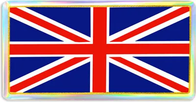 Image de Autocollant 3D Drapeau Royaume-Uni HQ