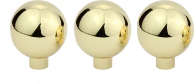 Immagine prodotto di Natural Goods Berlin maniglia per mobili BALL, pomolo per mobili, maniglia per armadi, pomolo per cassetti e porte, oro, 3 pezzi