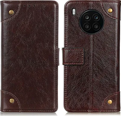 Produktbild von Mobigear Ranch  HONOR 50 Lite Hülle Klapphülle Geldbörse - Braun