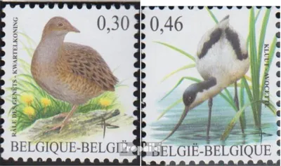 Produktbild von Briefmarken Belgien 2006 Mi 3526-3527 (kompl.Ausg.) postfrisch Vögel