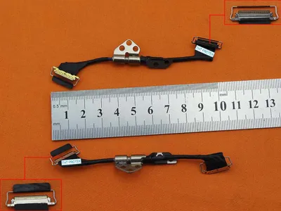 Image de charnières gauche + câble d'affichage compatible avec Macbook Pro MC975 MD212 ME665 864