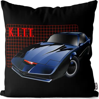 Produktbild von VOID K.I.T.T. Kissenbezug Kissenhülle Polyester wasserfest Outdoor michael knight 2000 black rider