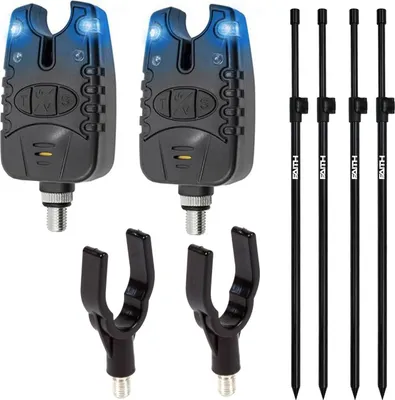 Zdjęcie produktu dla Eurocatch Bite Indicator Bankstick Set na 2 wędki - Wędkarstwo karpiowe - Wskaźnik brań - Podpórka pod wędkę