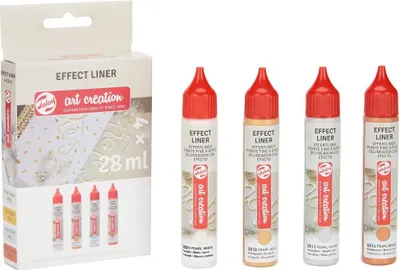 Produktbild von Talens Art Creation Effektliner Set 4x28ml Standaardparel