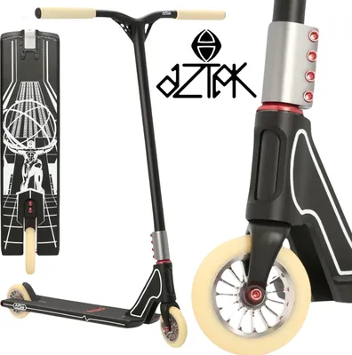 Produktbild von Aztek Fountain Complete Street Stunt Scooter H=89cm Schwarz