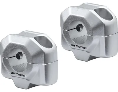 Zdjęcie produktu dla Wspornik kierownicy SW-MOTECH Ø 22 mm H=20 mm, kolor: srebrny