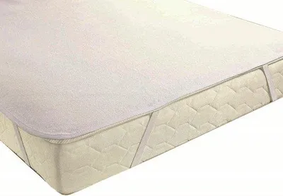 Productafbeelding van Famanu matrasbeschermer voor incontinentie - 140 x 200 cm - jersey, wit - met 4 elastische banden
