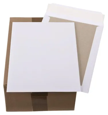 Produktbild von Papprückwandtaschen C5 weiß 162 x 229 mm ohne Fenster 250 Stück