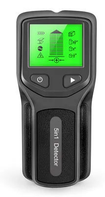 Obrázek produktu pro Detektor kolíků - elektronický detektor 5 v 1 s HD LCD displejem, detekce dřevěných, střídavých a kovových kolíků