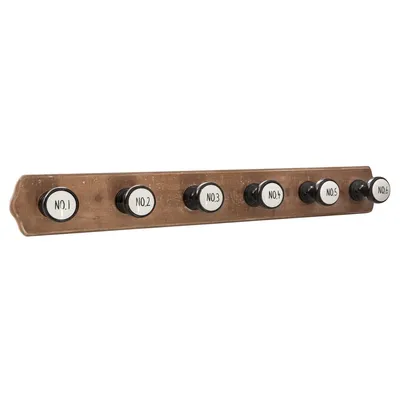 Produktbild von Hakenleiste mit 6 Haken