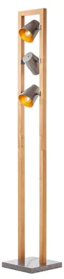 Productafbeelding van Smarter OAKER LAMP 3x28W, antiek zilver, vloerlamp