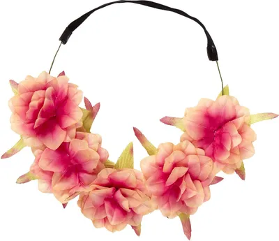 Imagen del producto de Diadema con flores, estilo Polinesia