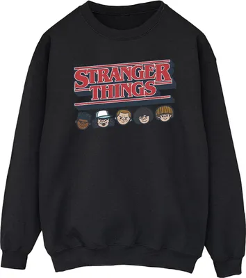 Produktbild von Netflix - "Stranger Things" Sweatshirt für Herren BI44942 (S) (Schwarz)