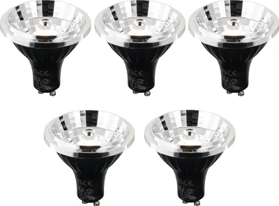 Produktbild von LUEDD 5er-Set GU10 3-Stufen-Dimmbare Kelvin LED-Lampen 70mm 6W 500 lm 2200 - 3600K
