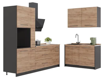 Obrázok produktu pre Kuchyňa Vicco Fame-Line Dub Goldkraft/antracitová 220 x 120 cm, AP Oak, Model 64948