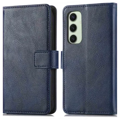 Obrázok produktu pre imoshion Luxe Bookcase pre Samsung Galaxy S24 FE - tmavomodrý