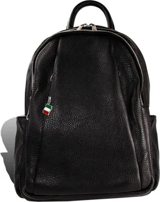 Image de Sac à dos de ville noir Florence Sac à dos en cuir D2ORM101S
