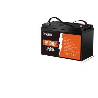 Imagen del producto de Batería LiFePO4, recargable, celda de clase A, 12V 100Ah