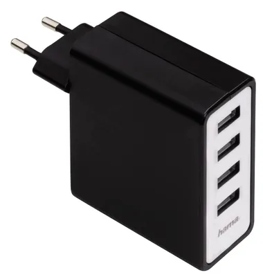 Obrázek produktu pro Hama 00054182, Vnitřní, AC, 5 V, Černá, Stříbrná