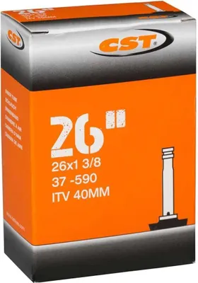 Zdjęcie produktu dla Cst Italia Presta 40 Mm Dętka rowerowa czarna 26'' / 1375 czarna 26''