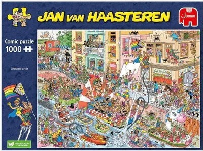 Obrázek produktu pro Jumbo Spiele 00030 - Celebrate Pride - Comic Puzzle 1000 Teile
