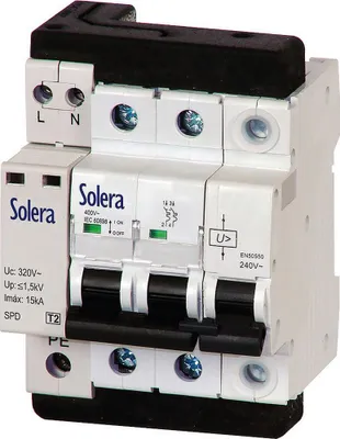 Produktbild von Überspannungsschutz Solera combi2p32t15