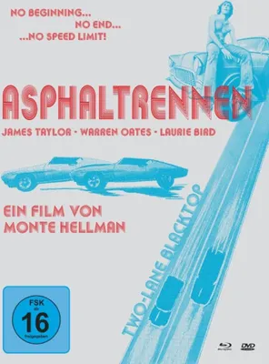 Produktbild von Asphaltrennen - Two-Lane Blacktop - Mediabook (+ DVDs) (+ Bonus-DVD) [Blu-ray]