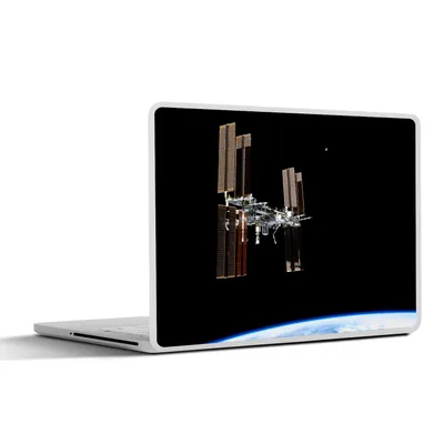 Produktbild von MuchoWow® Laptop Aufkleber Sticker Cover NASA - Weltraum - ISS 30x22 cm - Laptop-Sticker