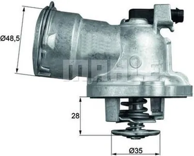 Produktbild von MAHLE Thermostat Kühlmittel 87°C passend für MERCEDES-BENZ C-Klasse Limousine (W204) E-Klasse Limousine (W211) C-Klasse T-modell (S204)
