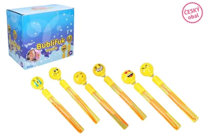 Produktbild von Seifenblasen Smile 70 ml 27,5 cm – Tschechische Verpackung